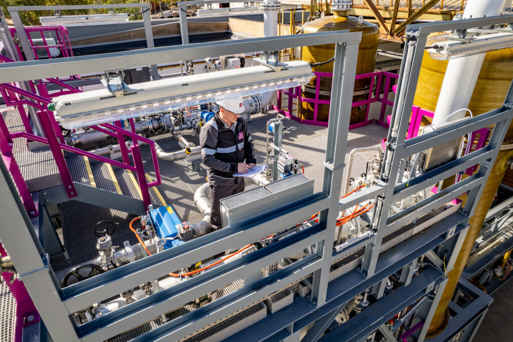 Service Employee Working